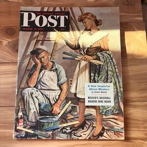 Vintage Art Print - Saturday Evening Post